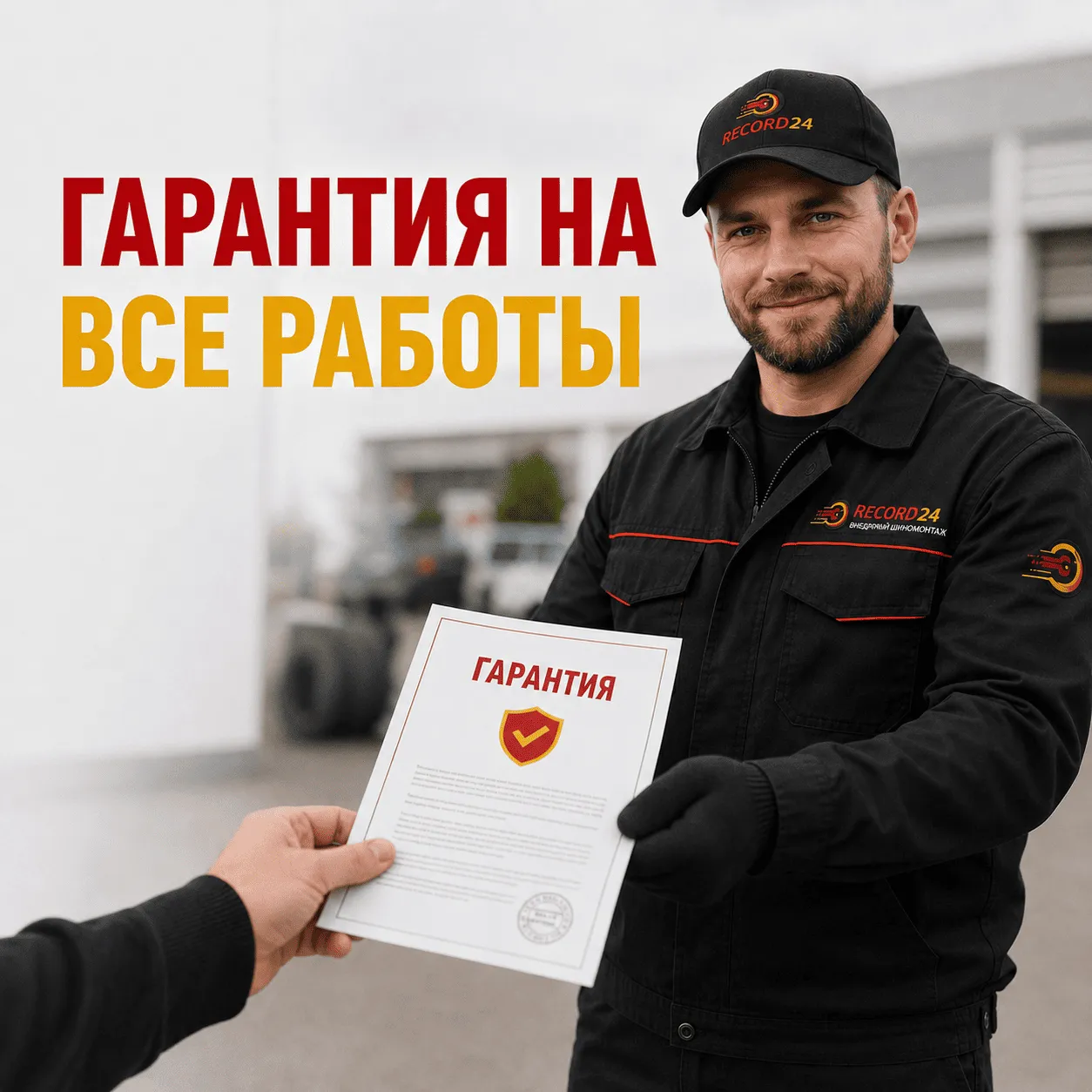 Гарантия на выполненные работы