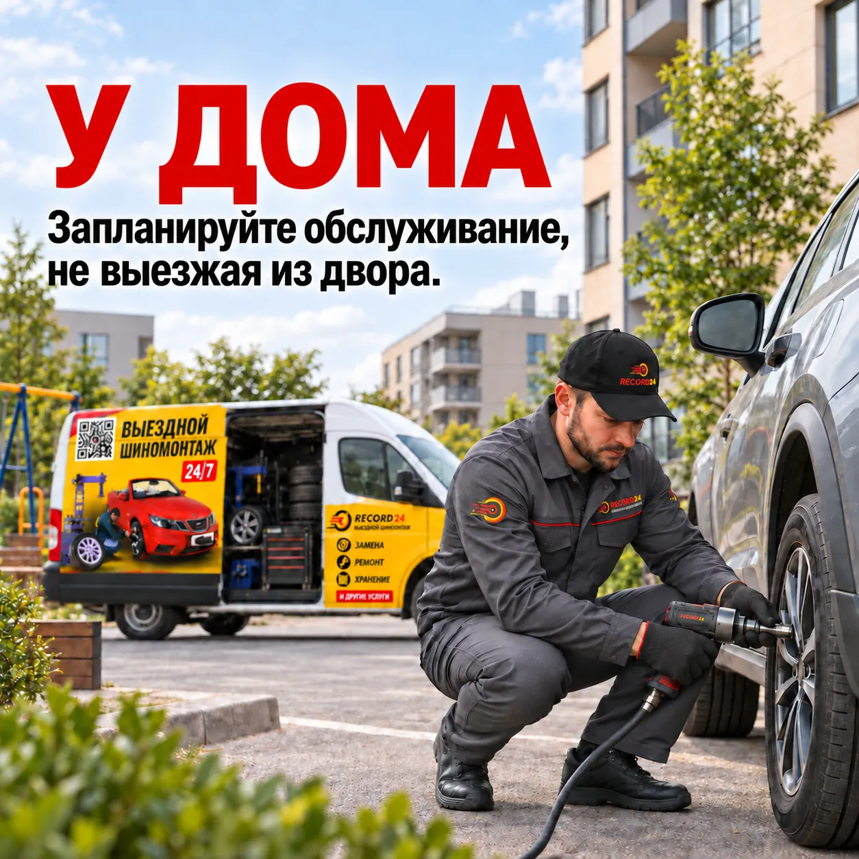 Шиномонтаж у дома