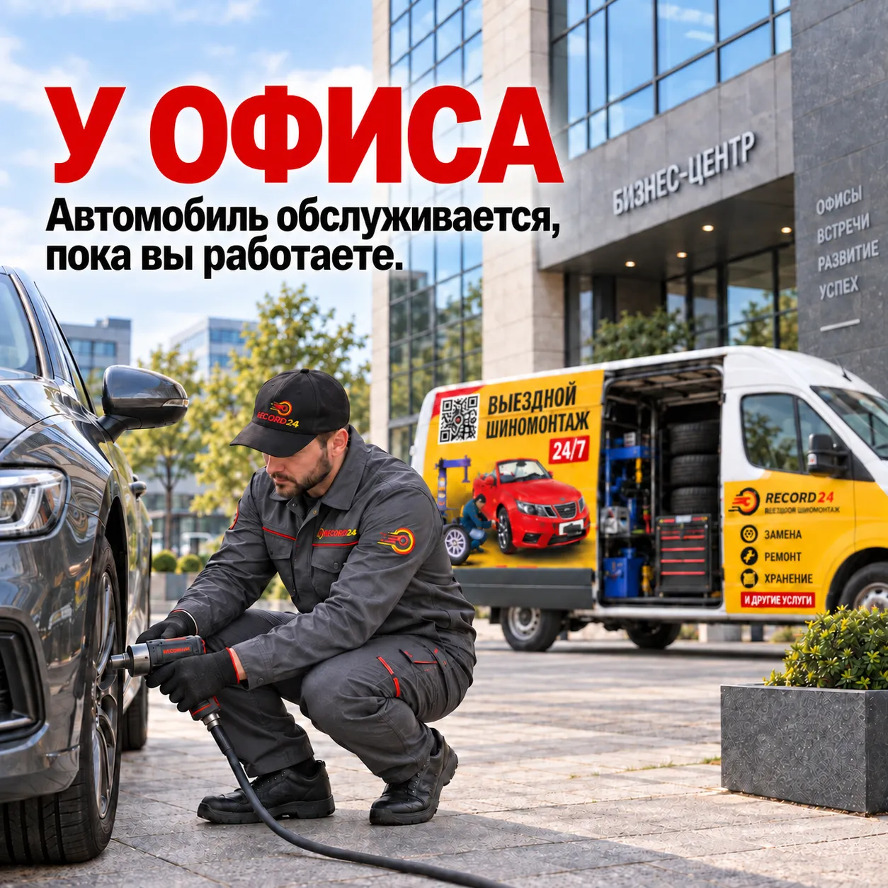 Шиномонтаж у офиса